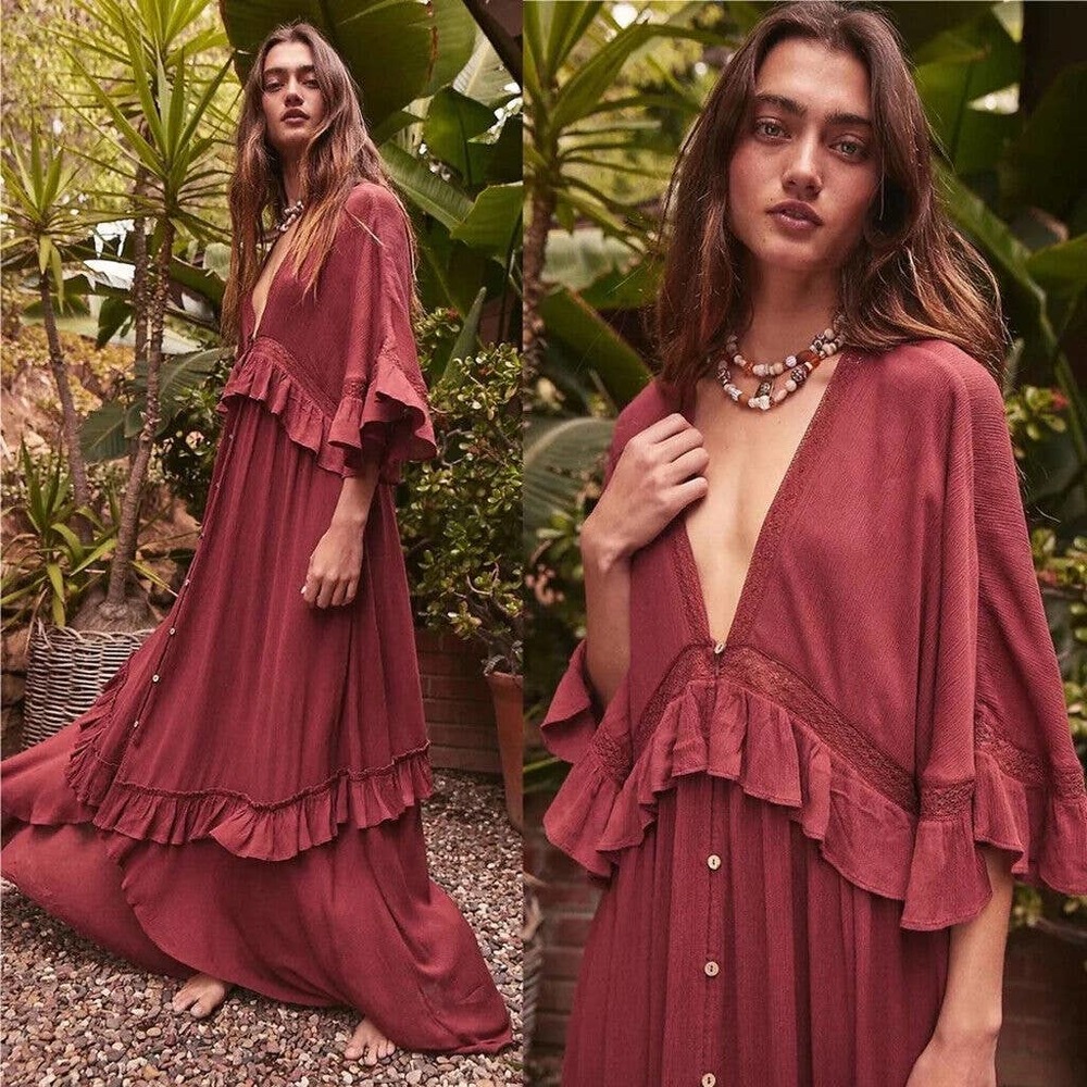 Free People Paradiso Maxi Dress Endless Summer XS - WORN ONCE